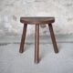 Vintage stool, wooden stool, tripod stool, milking stool, plant stand, interior decor, stool
