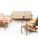 Mid Century Danish 3-Seater Sofa in Teak
