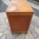 Small antique wooden work or storage cabinet.