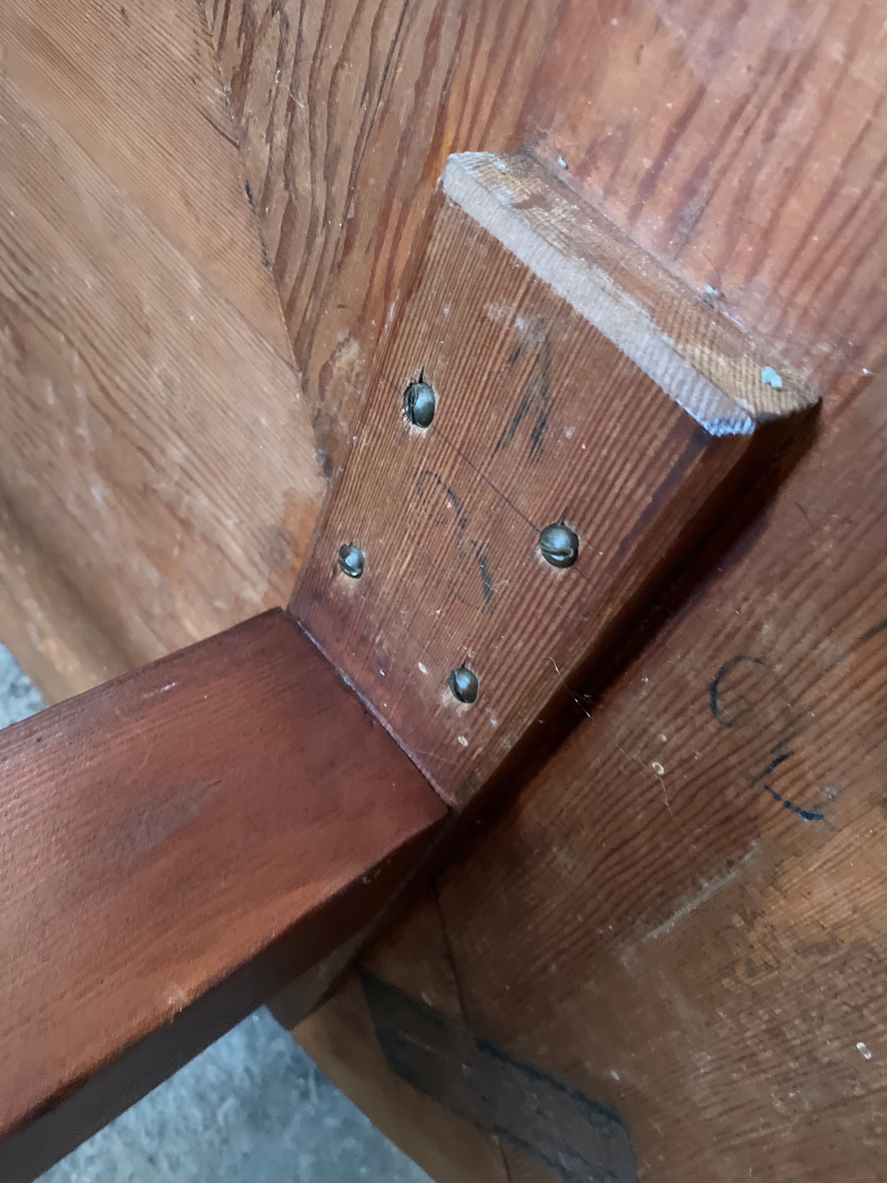 Vintage offices In red fir 1960