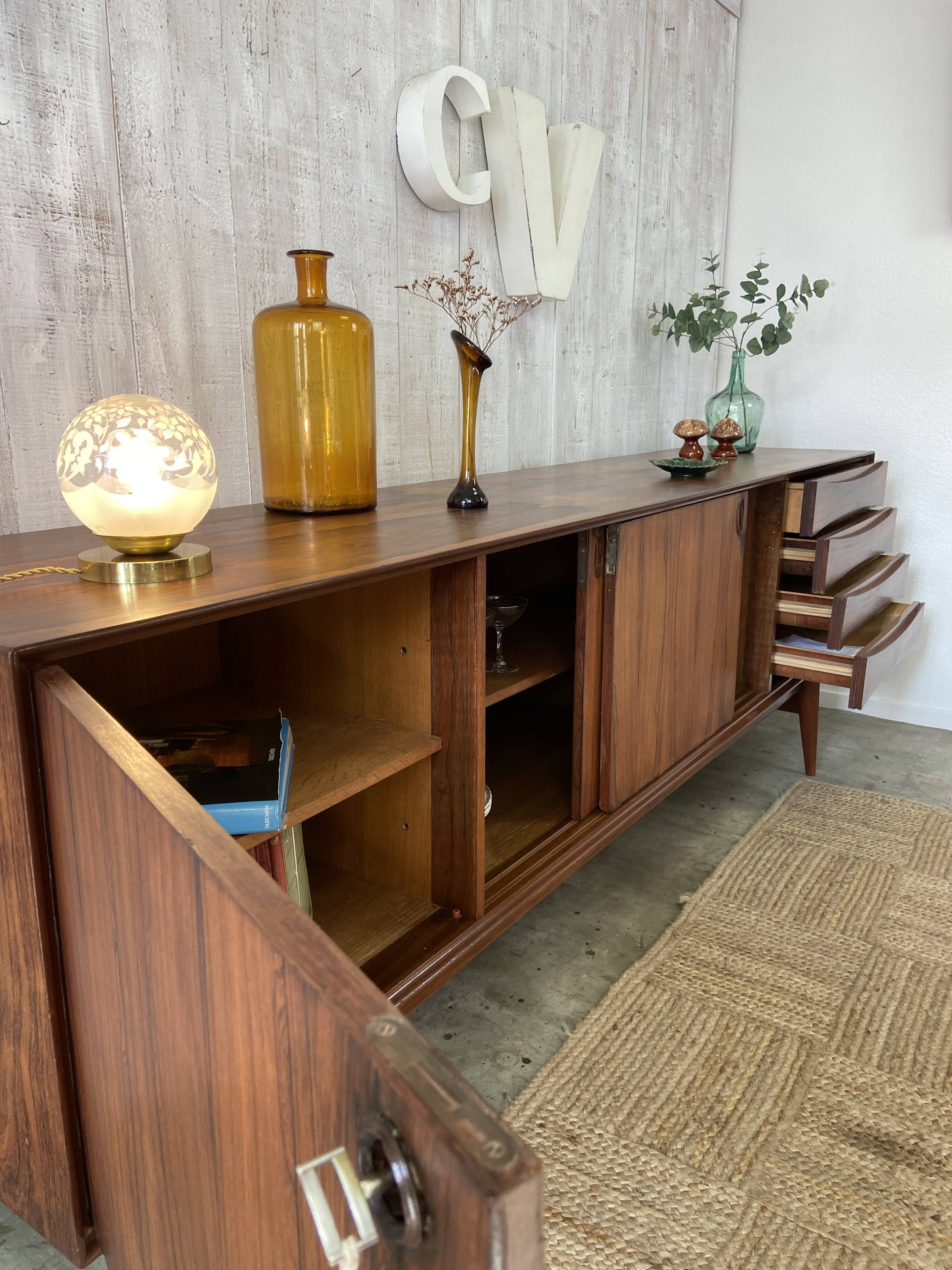 Vintage rosewood sideboard