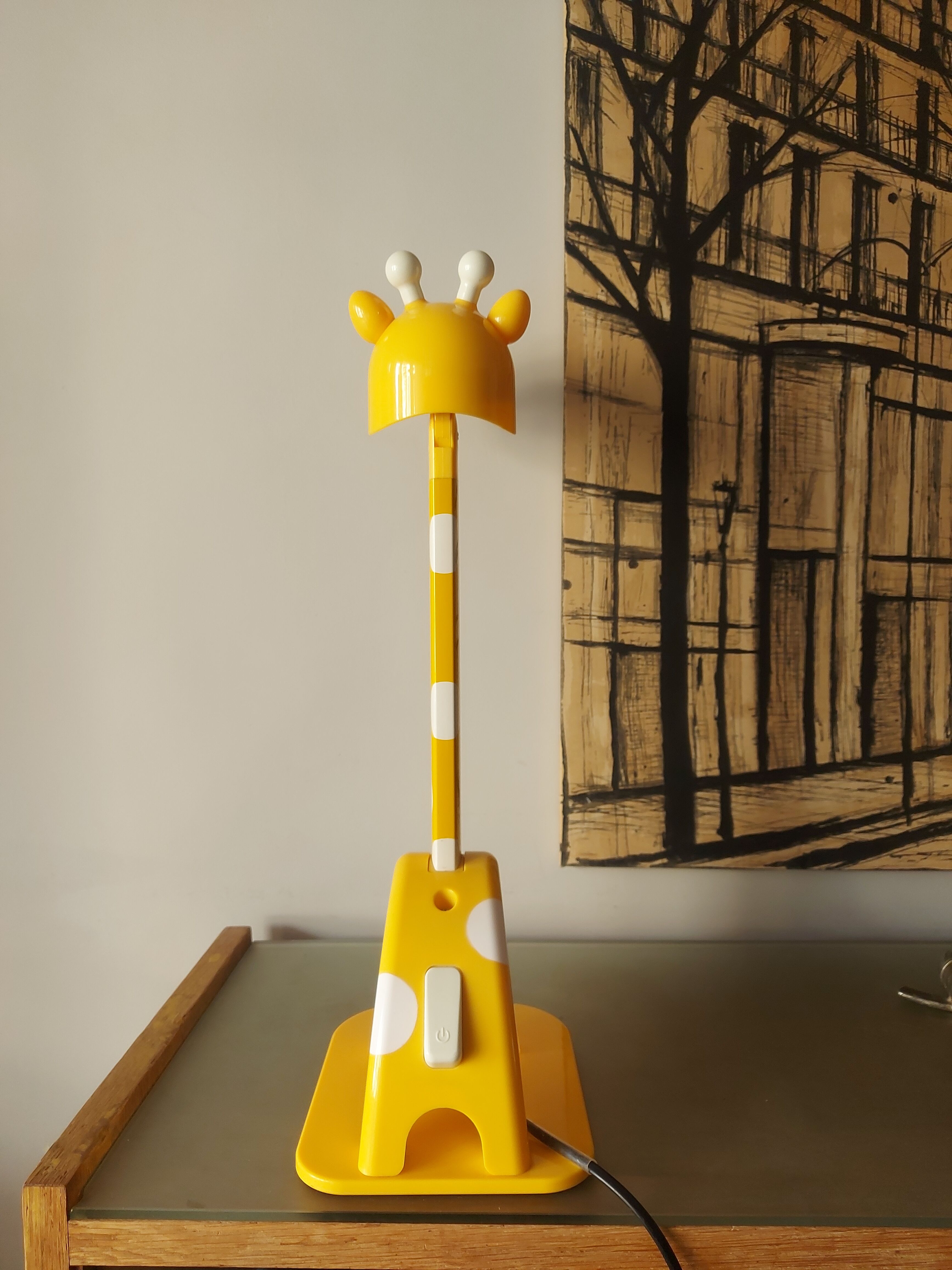 Lampe girafe , chambre d'enfant , la chaise longue