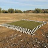 Authentic traditional natural wool beni ourain rug 3/4 m