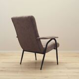 Grey armchair, Italian design, 1970s, production: Italy
