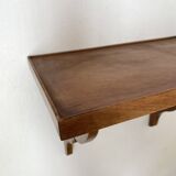 solid beech wood wall shelf