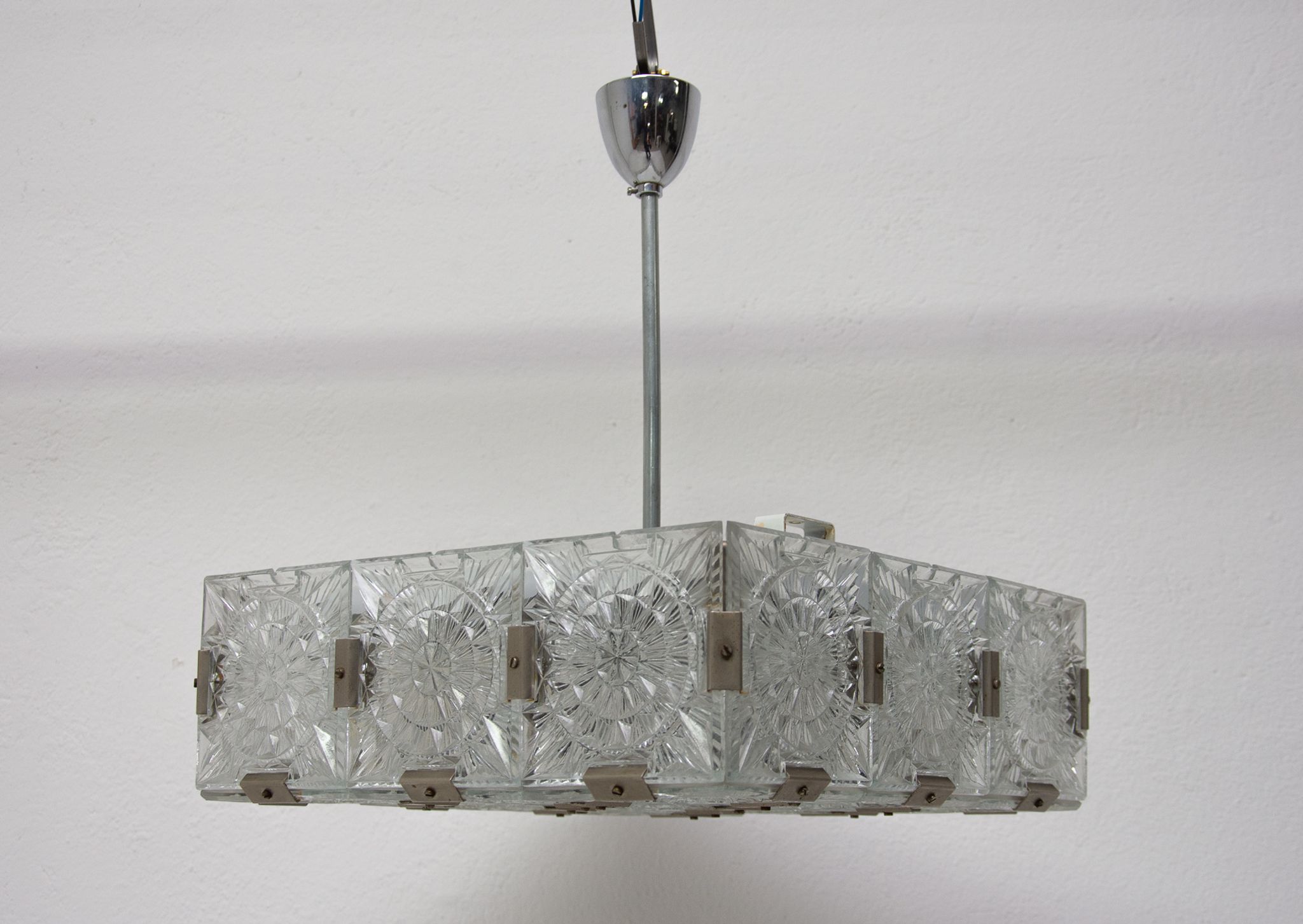 Hanging lamp by Kamenický Šenov, 1970