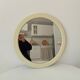 Vintage round mirror from the 70s/80s.