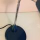 Desk lamp metal blue duck and chrome