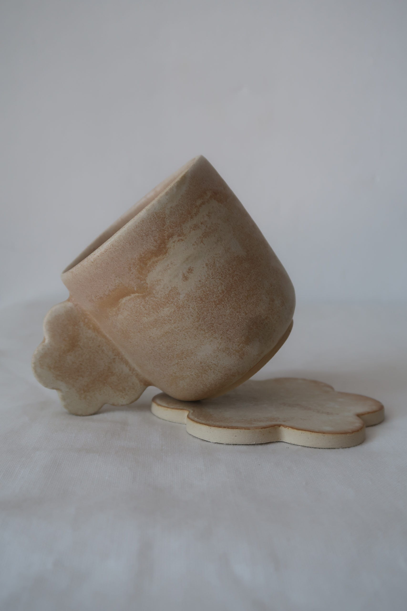 Flower cup with cup - Vagabonde Création