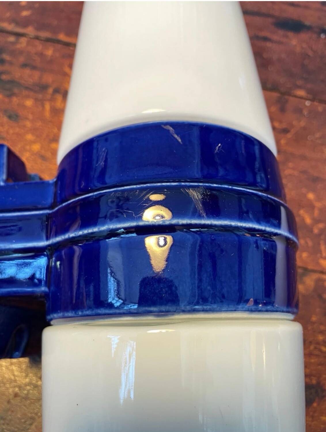 Set of 3 vintage ceramic bathroom lamps from Ifö of Sweden