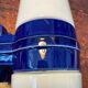 Set of 3 vintage ceramic bathroom lamps from Ifö of Sweden