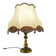 Art Deco bedside lamp, Poland, 1950s