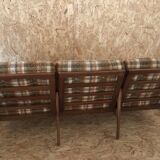 Vintage Scandinavian 3-seater sofa bench