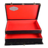 Bertault wooden trunk with drawer