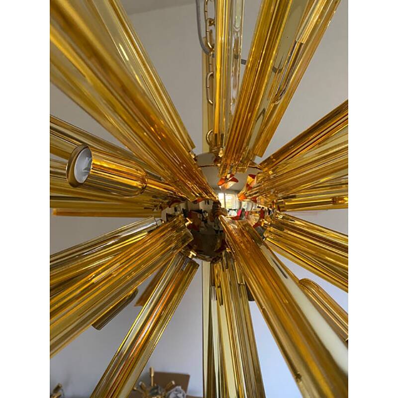 Sputnik Chandelier in Murano Glass Style From Italy
