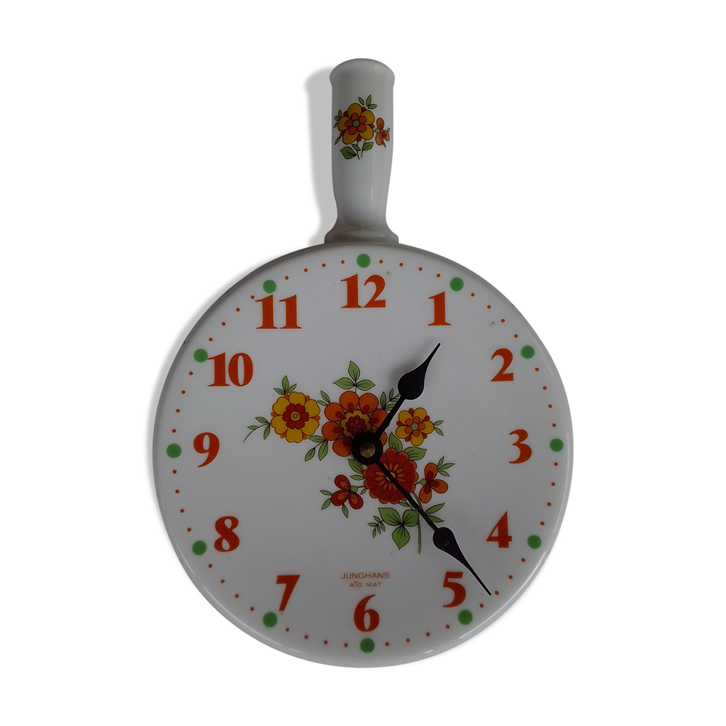 Horloge murale poêle en cuivre - Décoration