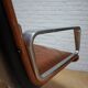 Program 2000 armchair in leather by Delta Design for Wilkhahn, 1960s.