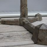 Mirror hatter time triptych art deco 14x55cm