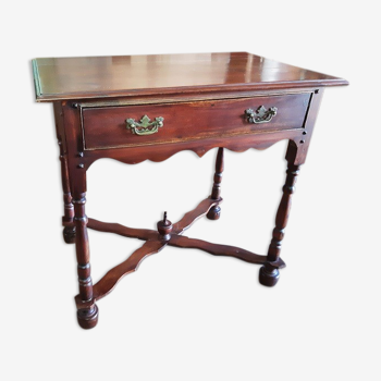 Table bureau en acajou copie de style Louis XIV du  XXèm
