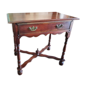 Table bureau en acajou copie de style Louis XIV du  XXèm