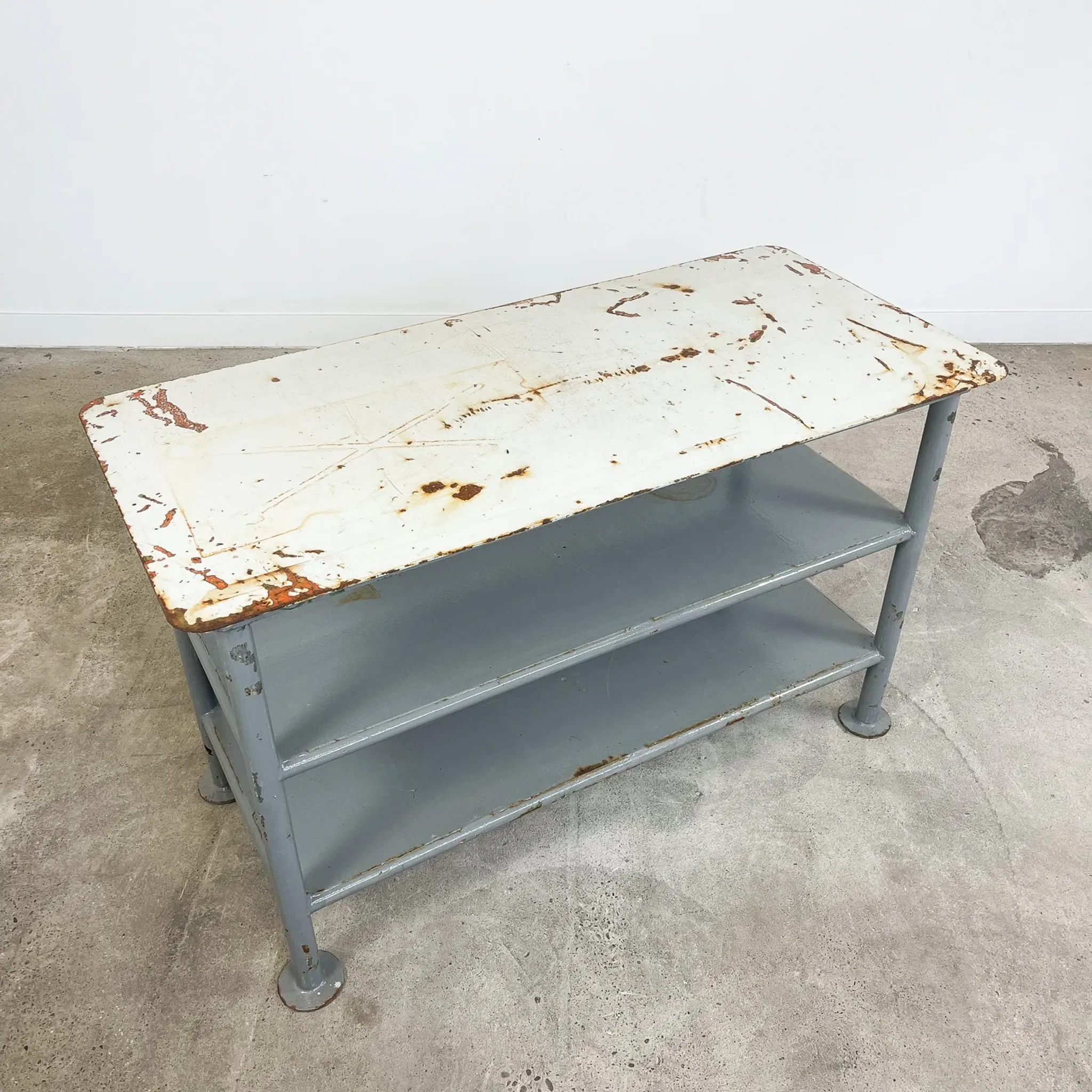 Industrial Metal Three Tier work Table