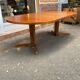 Extendable round table in teak from the 60s with two extensions