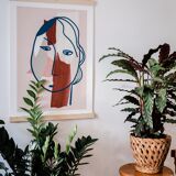 Art Print "Slightly Sad Head" Giclee Fine