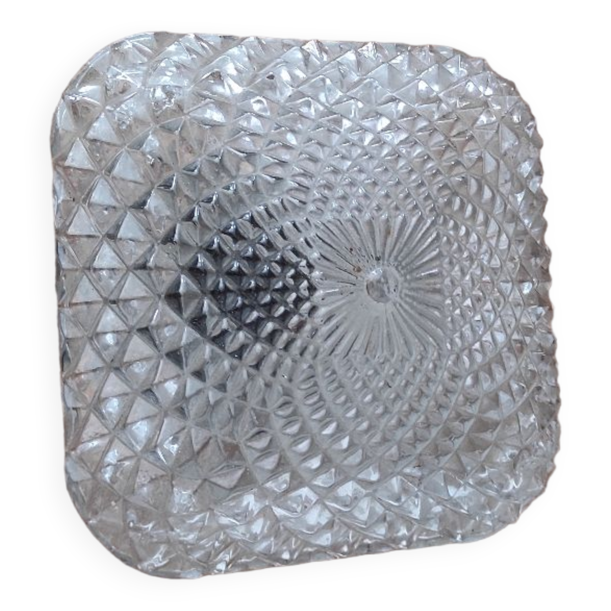 Ceiling lamp, Vintage glass wall lamp