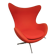 Scandinavian Egg Chair Arne Jacobsen for Fritz Hansen Mid-Century