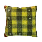 Turkish  kilim cushion cover , 45 x 45 cm