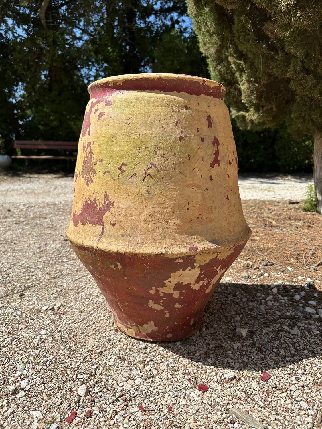 Terracotta pottery jar