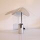 Swedish design lamp in chromed metal by Bergbom 1970