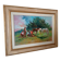 Peinture à l'huile paysage campagne chevaux fausto magni (florence 1906-1985)