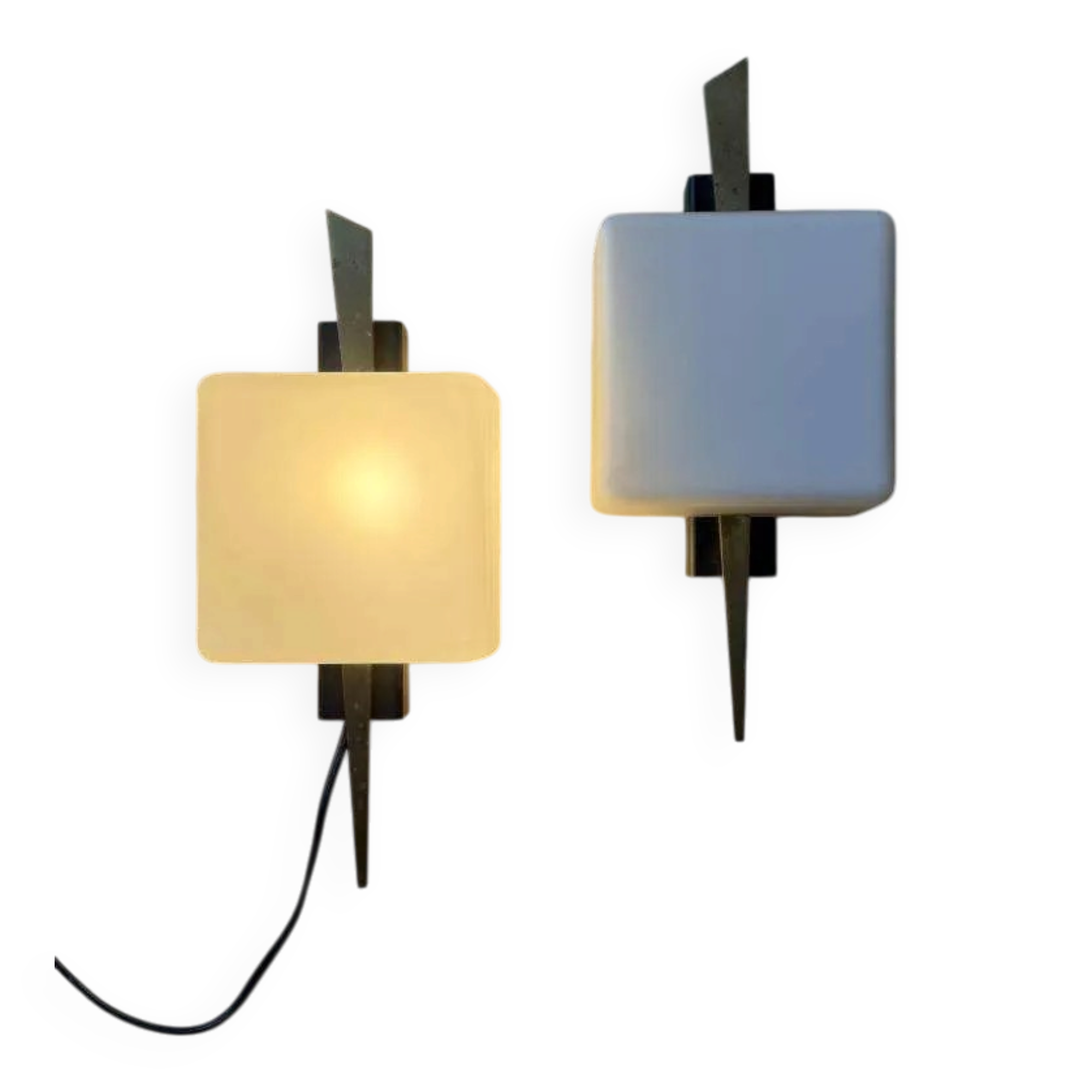 Maison Arlus wall lamps France 1960s