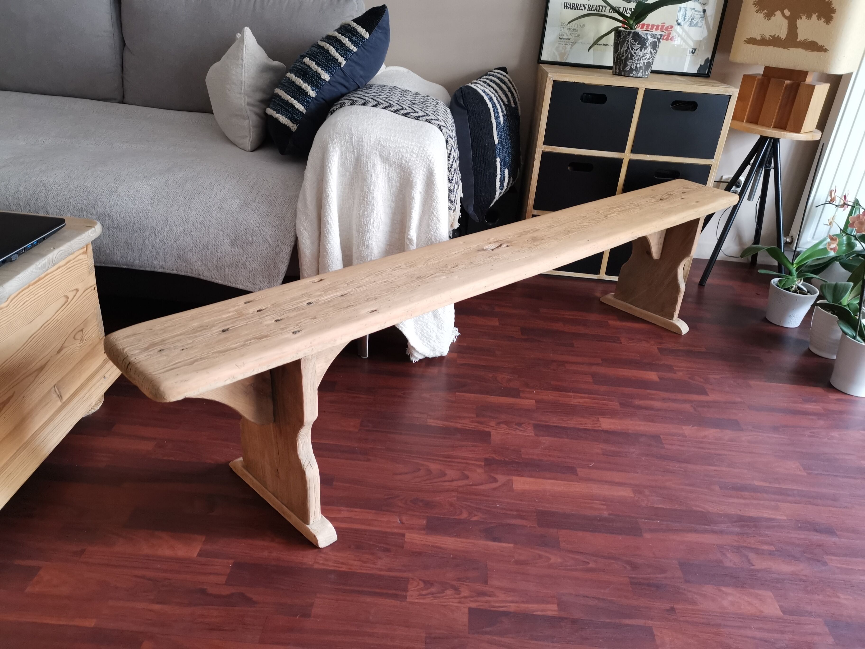 Wooden bench