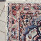 Iranian silk carpet handmade 76x131cm