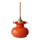Suspension en opaline orange