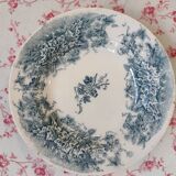 set of 4 hollow plates ter of iron gien and grigny