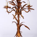 Gilt ‘Sheaf of Wheat’ Table Light, Florentine Table Lamp by Hans Kögl, 1960s