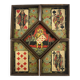 Old game of nain jaune with its bone tokens.