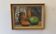 Vintage oil painting on plate "Still life".