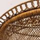 Pomare armchair, known as “Emmanuelle”, in rattan – Iconic piece restored