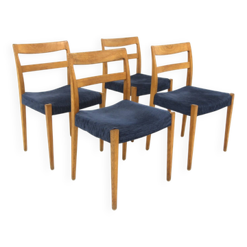 Set of 4 oak chairs "Garmi", Nils Jonsson, Troeds, Sweden, 1960