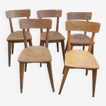 Series of 5 Vintage chairs