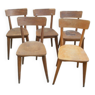 Series of 5 Vintage chairs