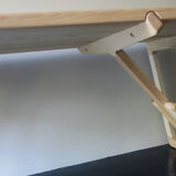 Solid ash dining table, Belgium