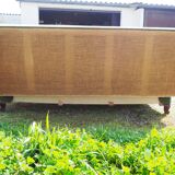 Louis XIII Style Convertible Sofa Sheep Bones