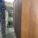 Light oak sliding door wardrobe, 1960