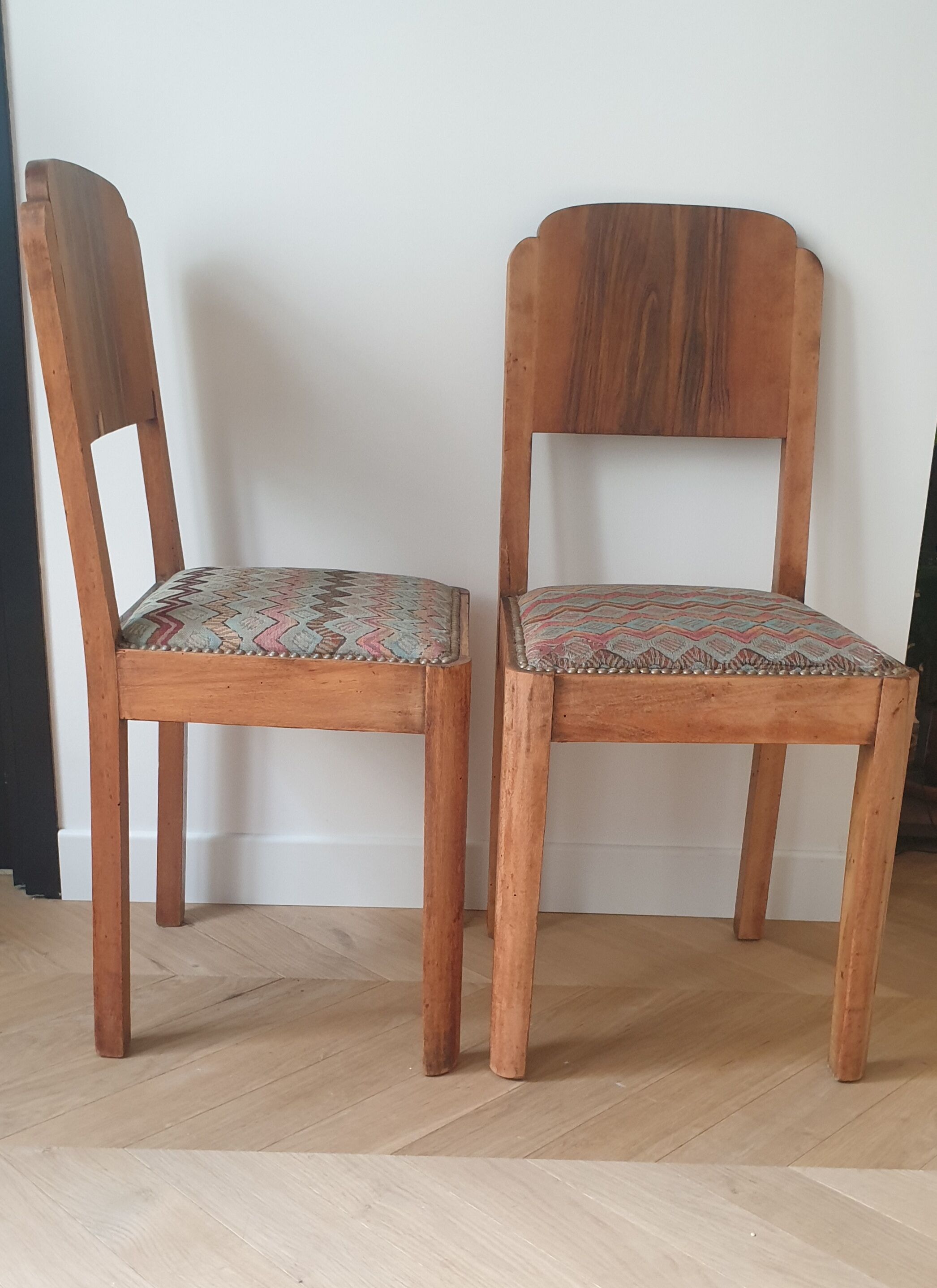 Pair of art deco chairs
