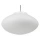 Up to 40 huge elliptical opaline glass pendants, in the style of Lisa Johansson-Pape.